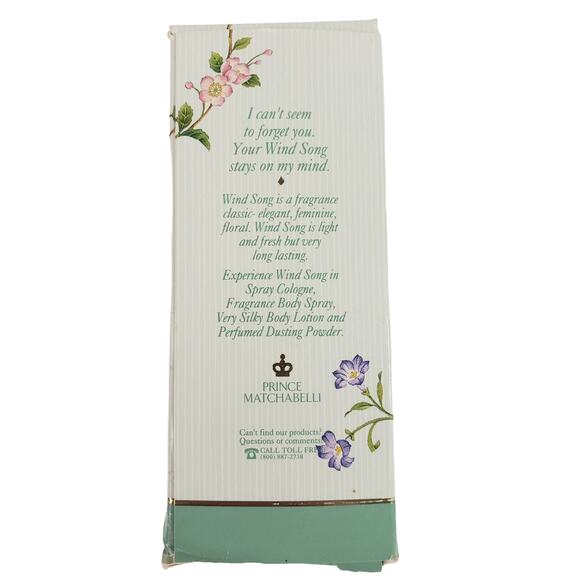 Windsong Perfume Prince Matchabelli NEW in Box 2.6 oz - Picture 2 of 5